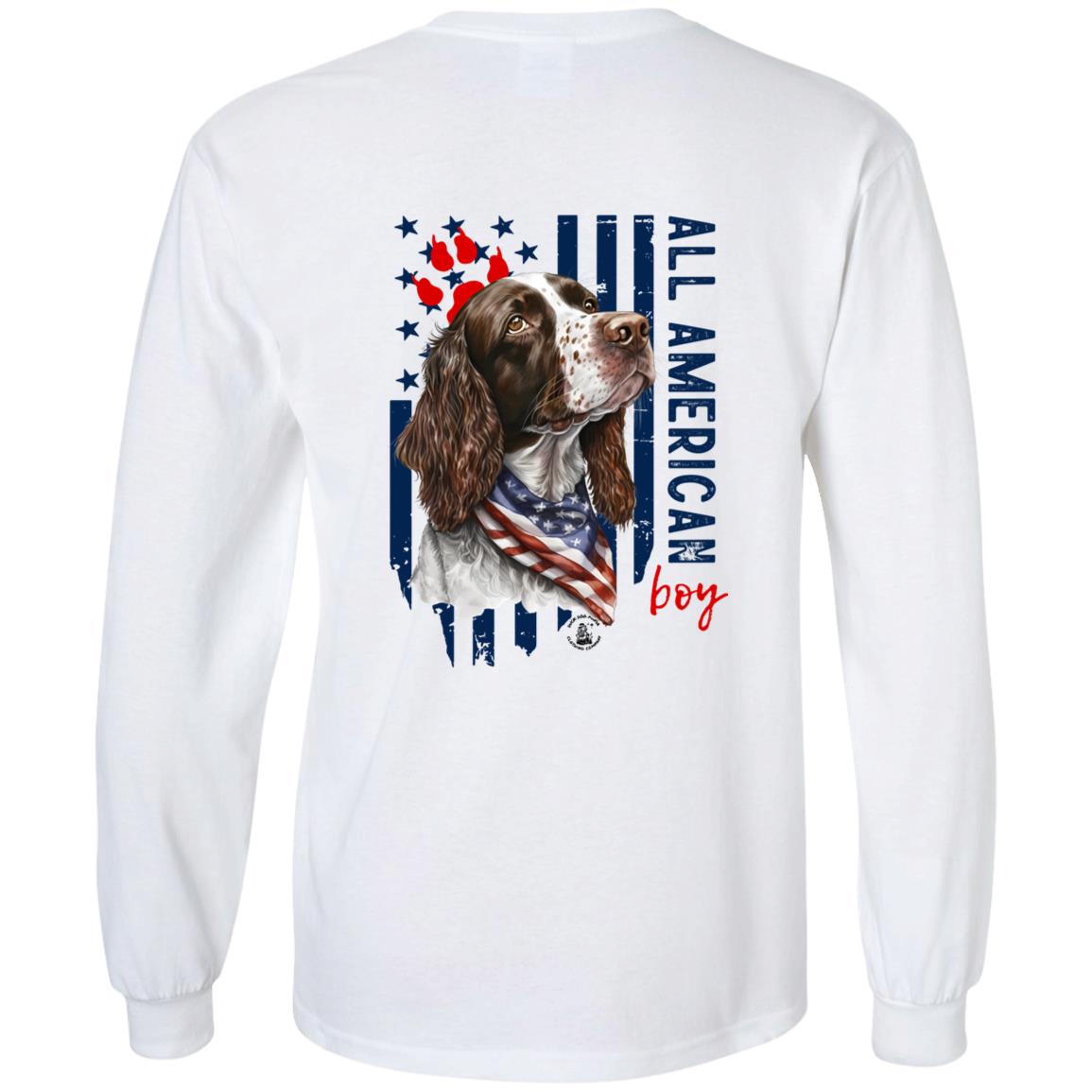 All American Boy Long Sleeve Springer Spaniel