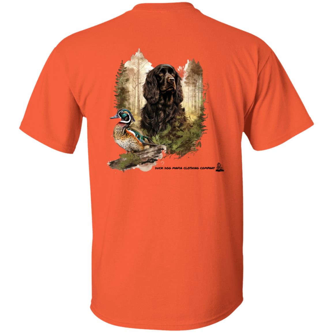 Boykin Spaniel and Wood Duck