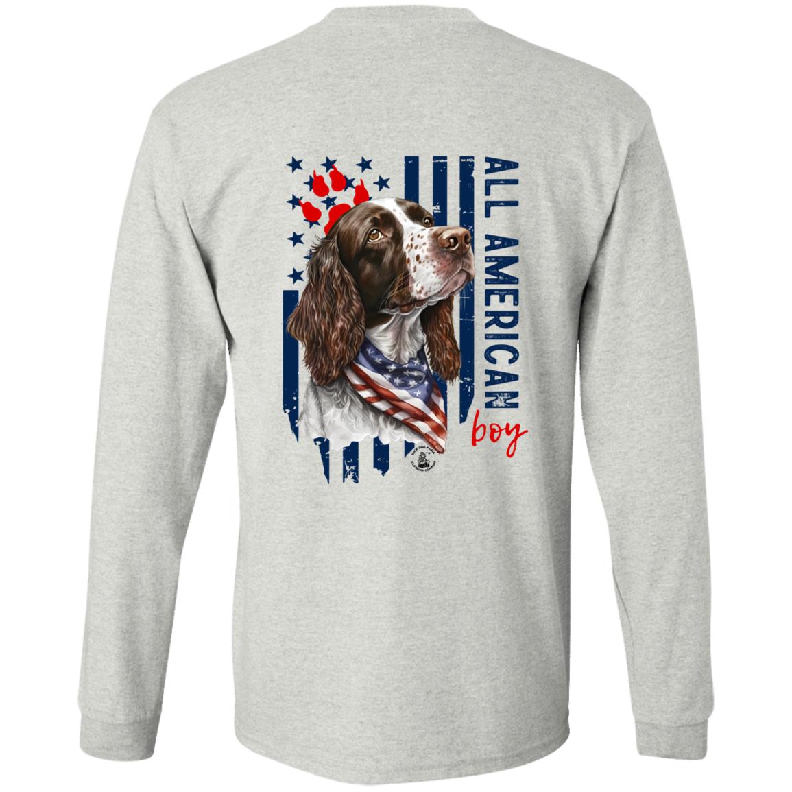 All American Boy Long Sleeve Springer Spaniel