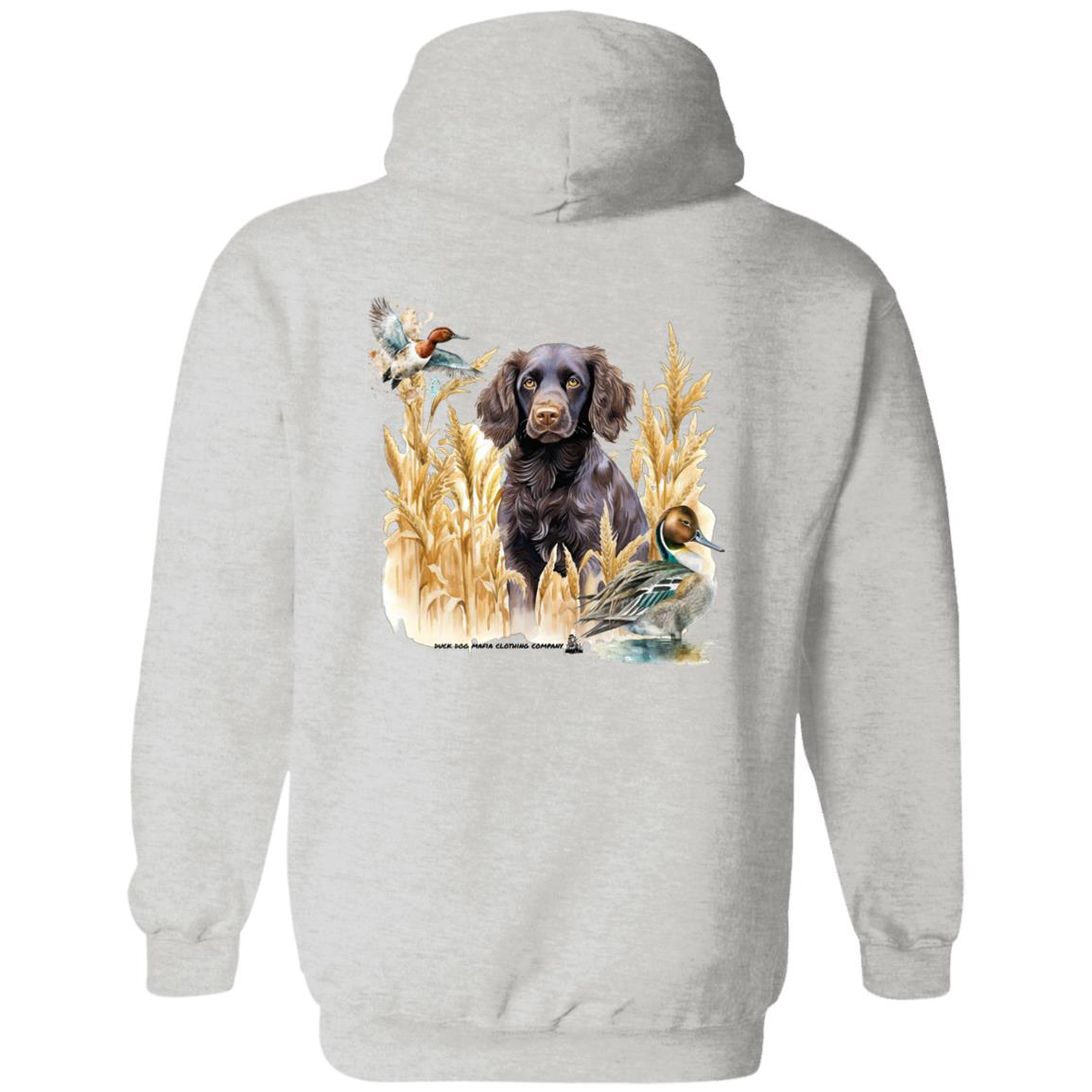 Boykin Spaniel and Pheasant