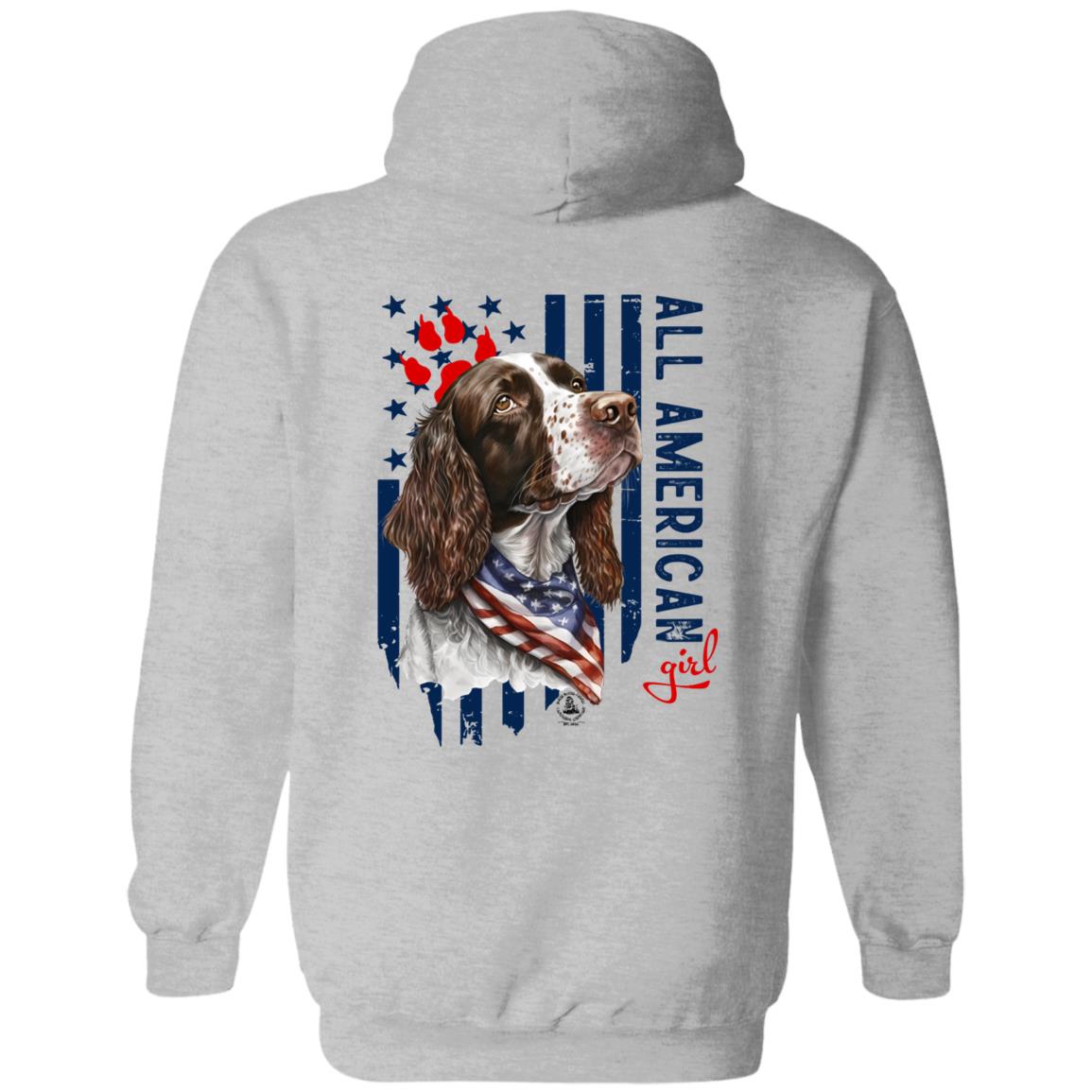 All American Girl Springer Spaniel Hoodie