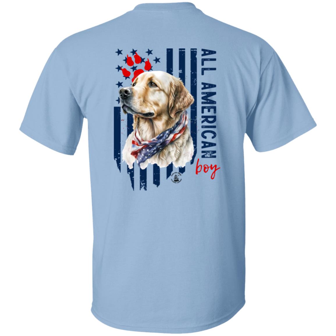 All American Boy Short Sleeve Yellow Lab