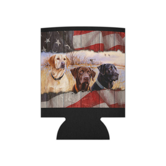 Yellow/Chocolate/Black American Labs