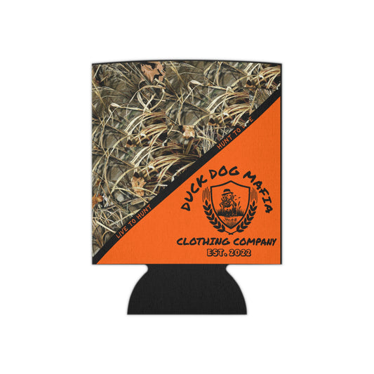 Camo/Blaze Orange Koozie