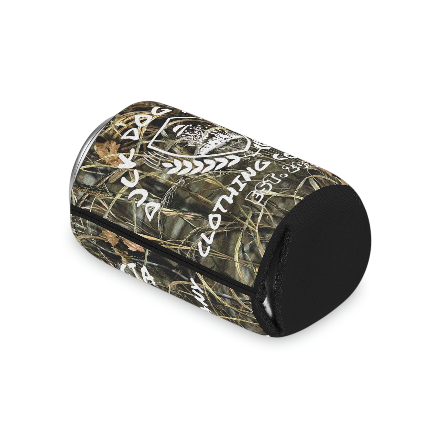 Camo Duck Dog Mafia Koozie