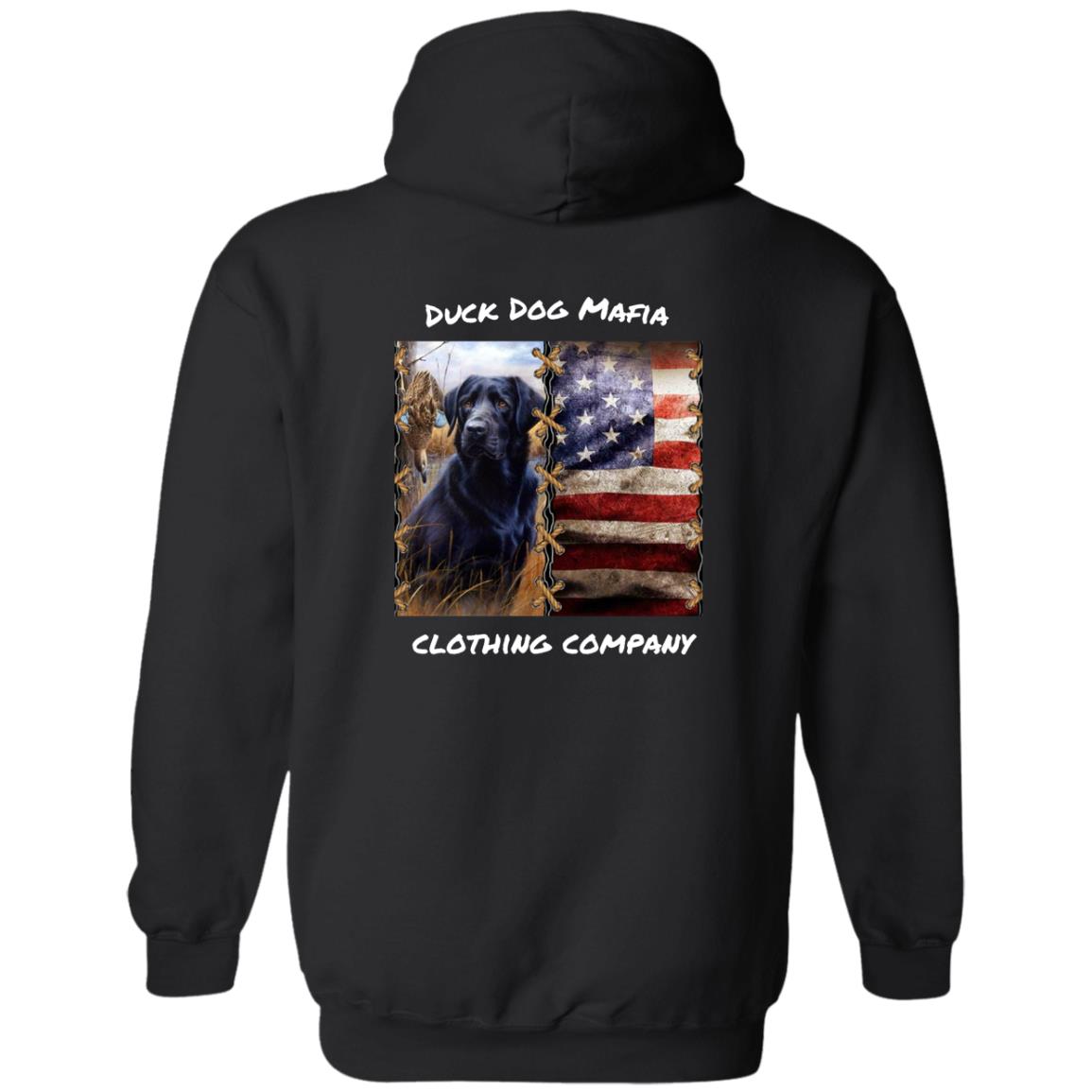 BLACK LAB / AMERICAN FLAG
