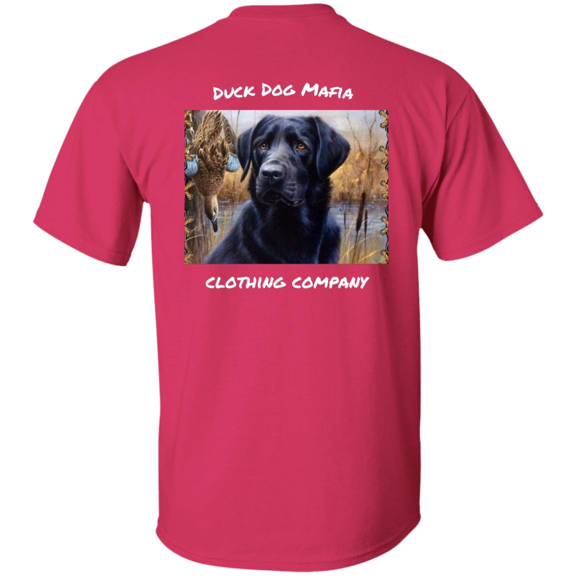 BLACK LAB  FLAG WHITE LETTING