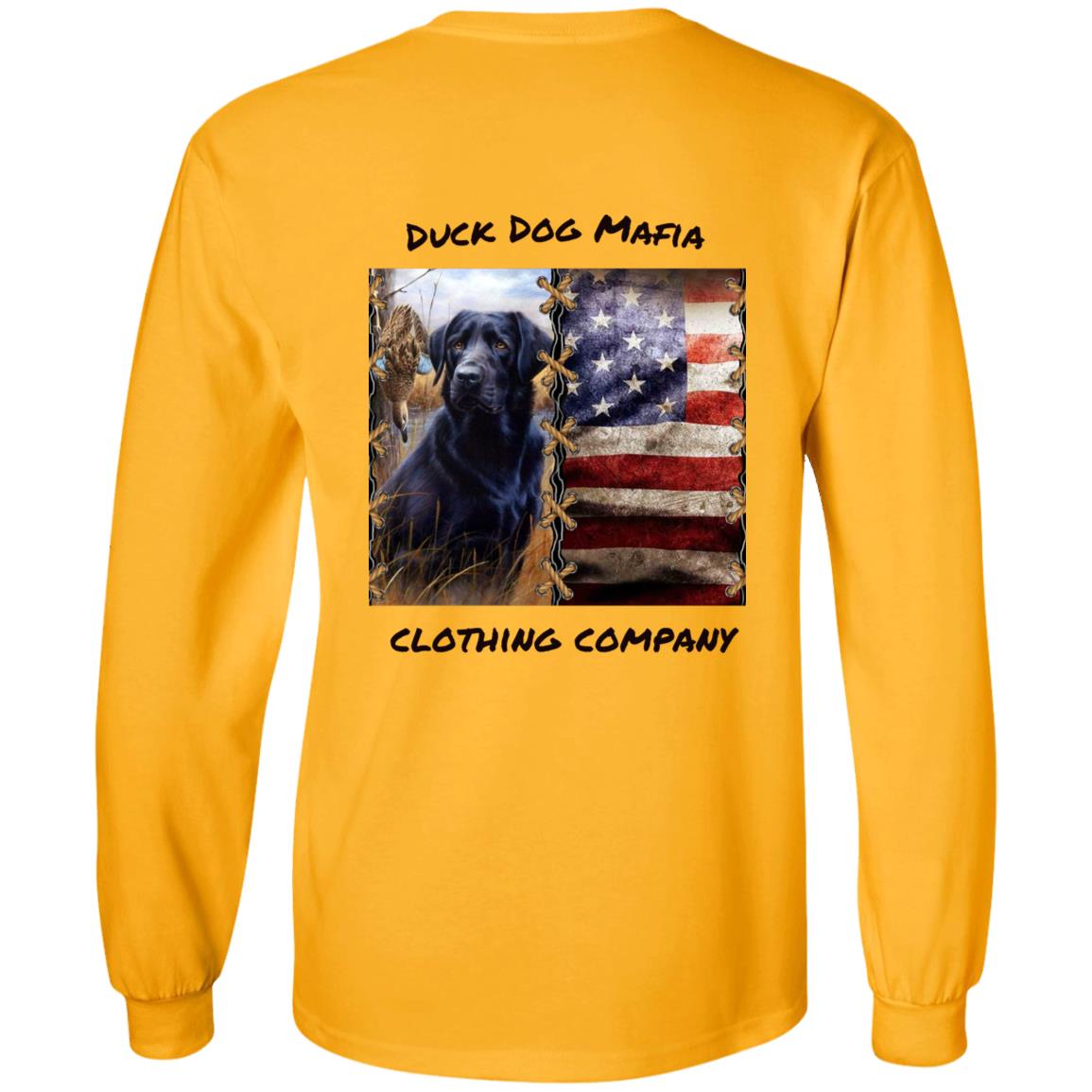 BLACK LAB / AMERICAN FLAG BLACK LETTING