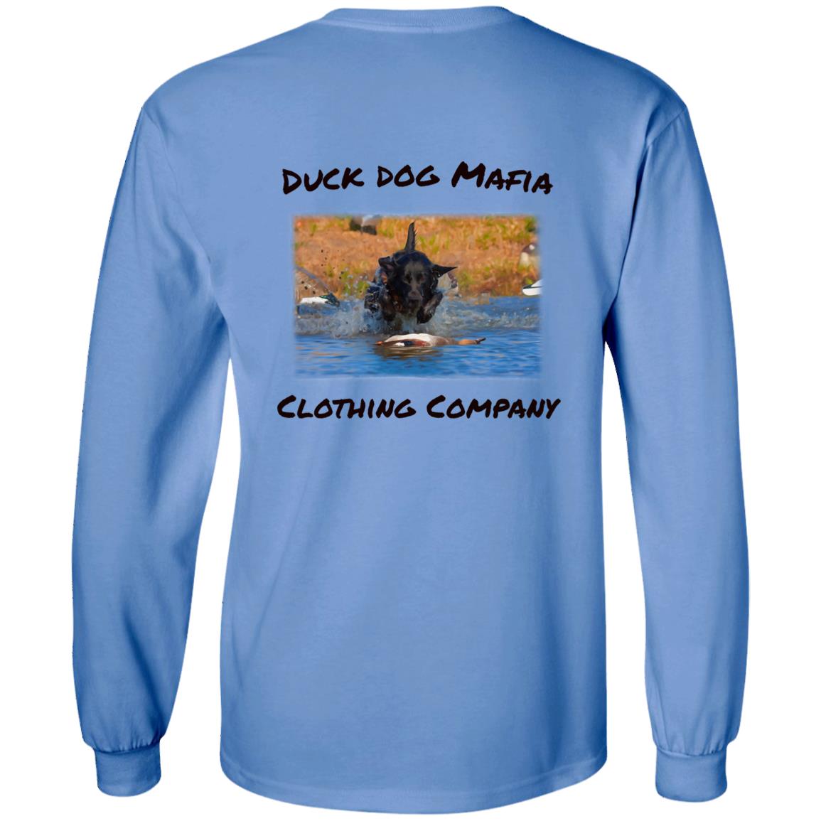 Black Lab at Work - BlackLetting With DDM Logo Left Chest