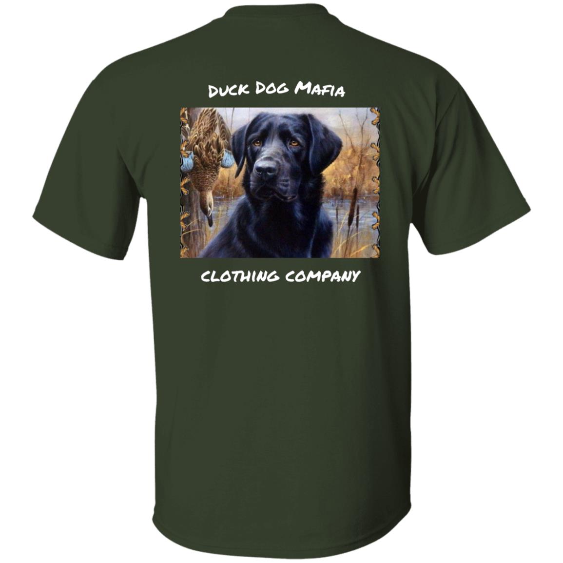 BLACK LAB  FLAG WHITE LETTING