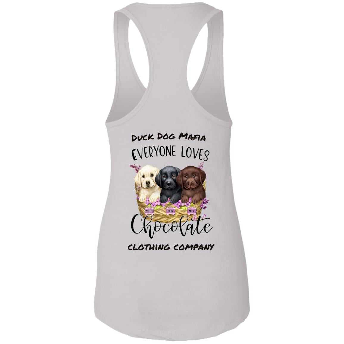 DDM EVERYONE LOVES CHOCOLATE  Ladies Ideal Racerback Tank