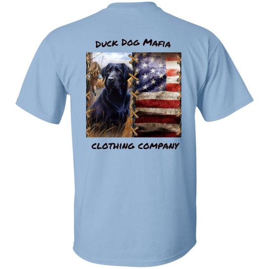 BLACK LAB / MERICAN FLAG BLACK LETTING
