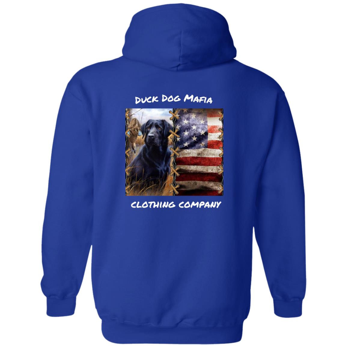 BLACK LAB / AMERICAN FLAG
