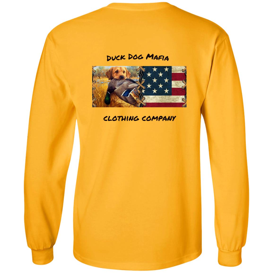 YELLOW LAD / AMERICAN FLAG BLACK LETTERING