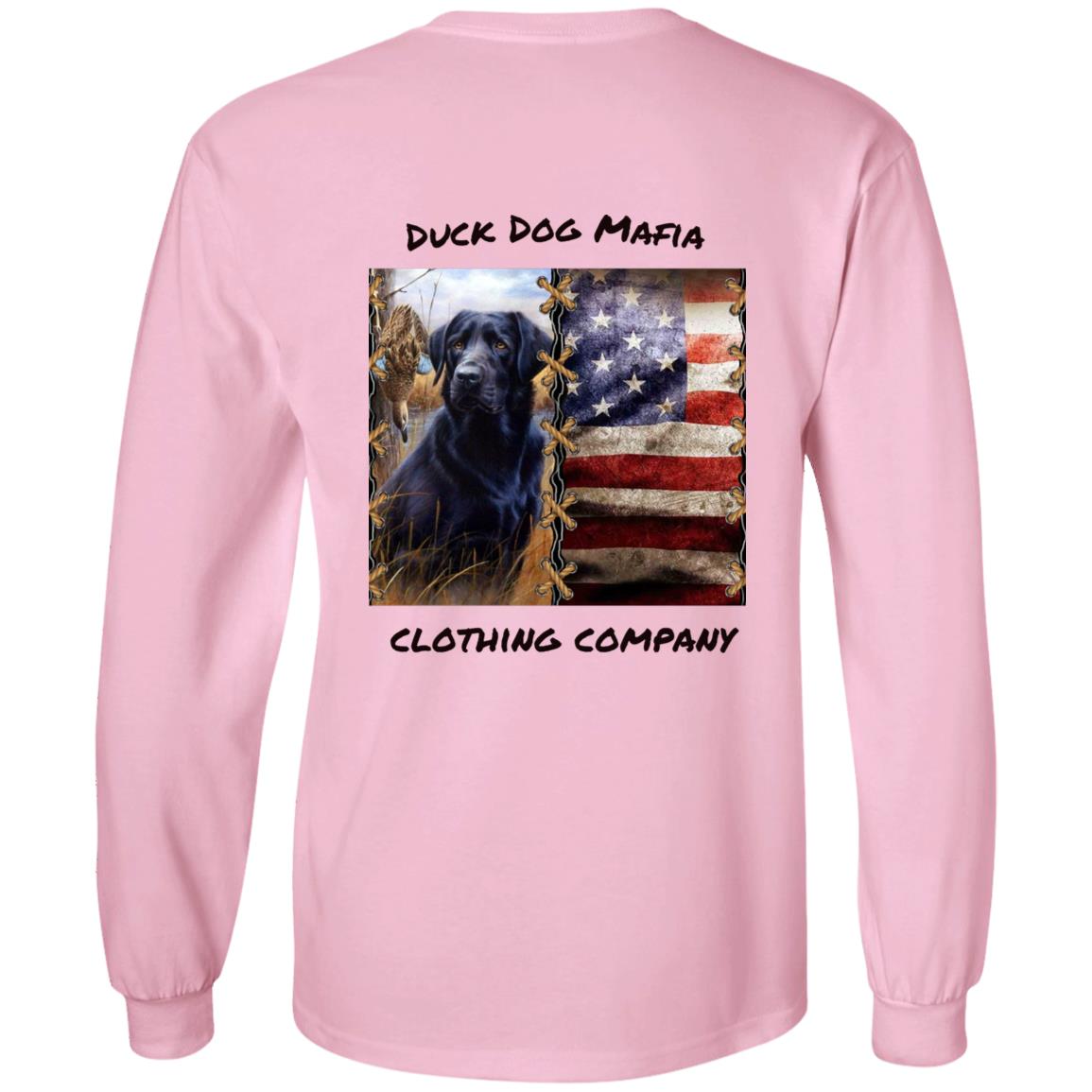 BLACK LAB / AMERICAN FLAG BLACK LETTING
