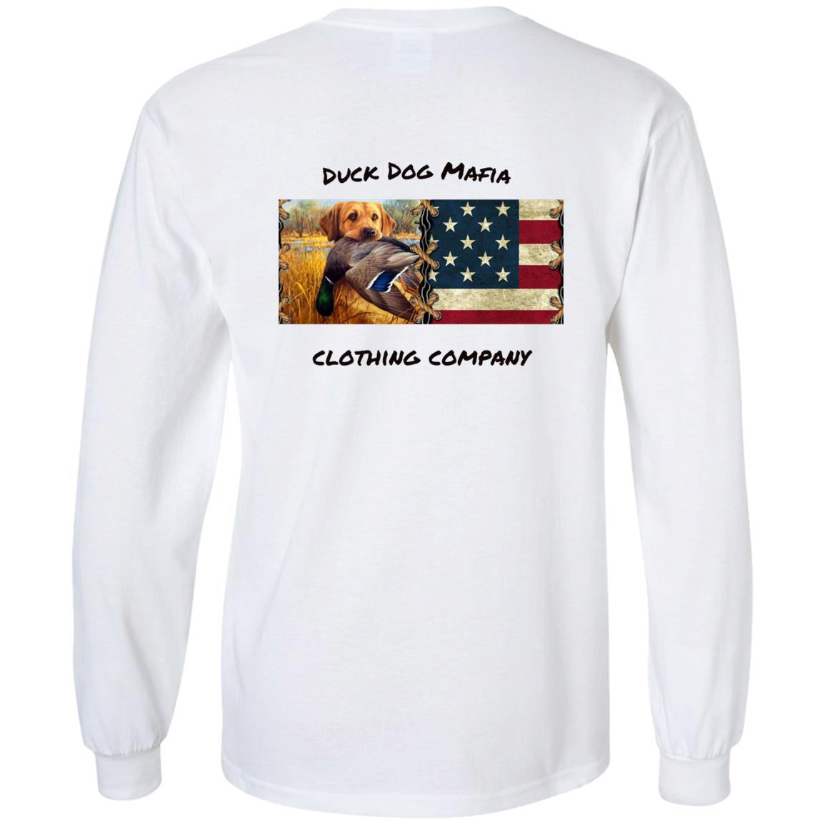 YELLOW LAD / AMERICAN FLAG BLACK LETTERING