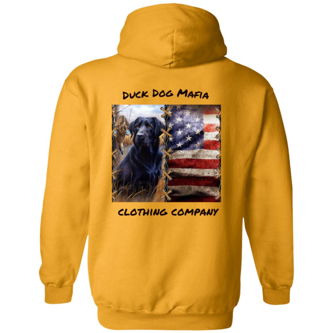 BLACK LAB / AMERICAN FLAG BLACK LETTING