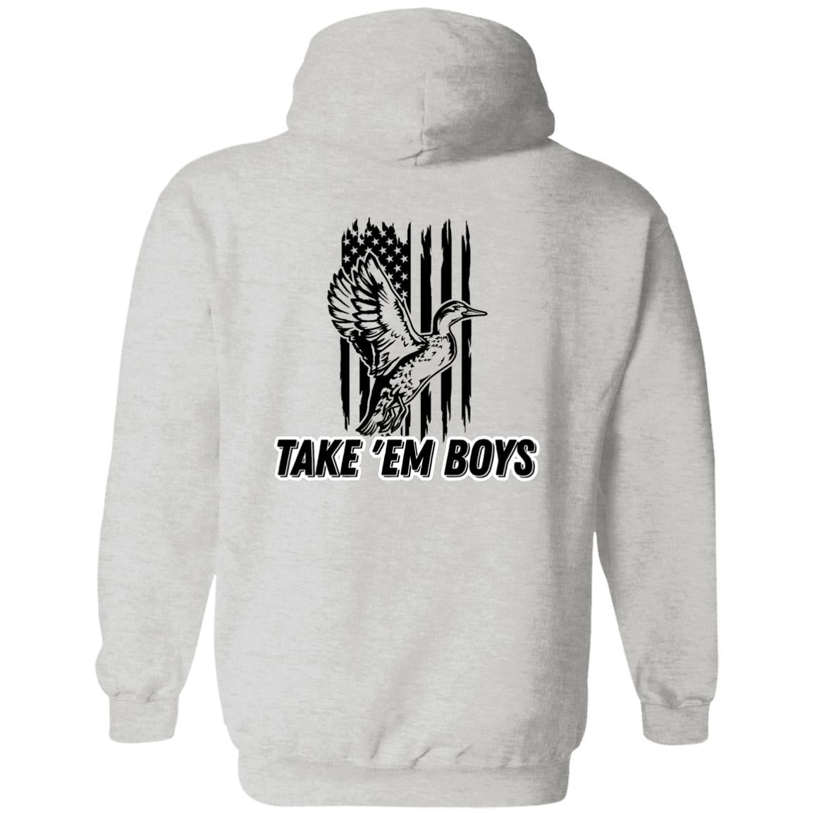 American Flag TAKE 'EM BOYS Black Letting DDMCC Logo Left Chest