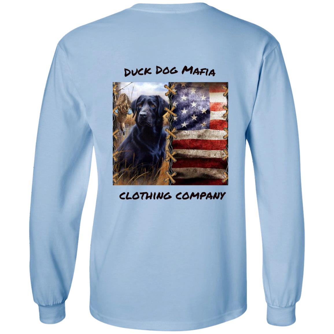 BLACK LAB / AMERICAN FLAG BLACK LETTING