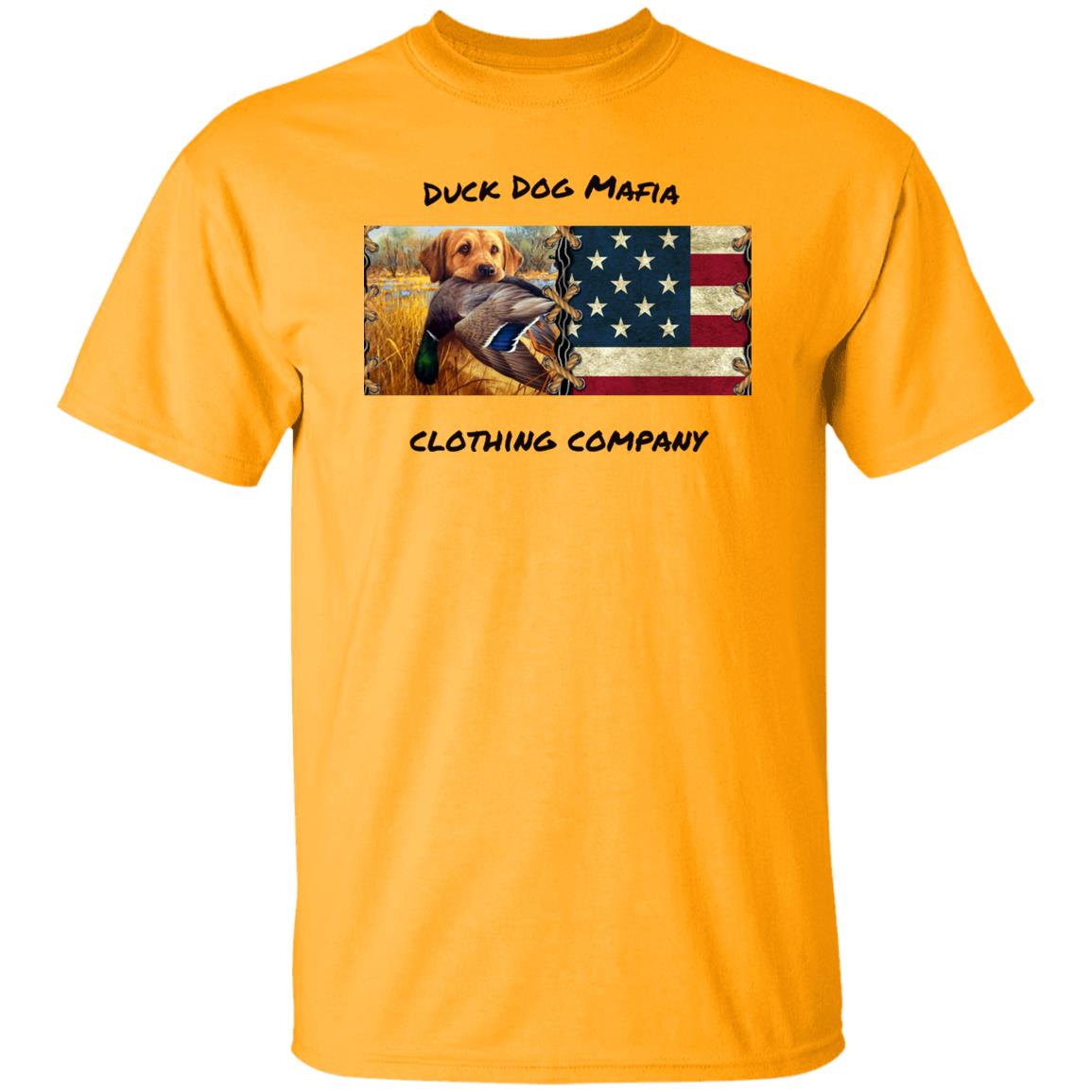 YELLOW LAD / AMERICAN FLAG BLACK LETTERING
