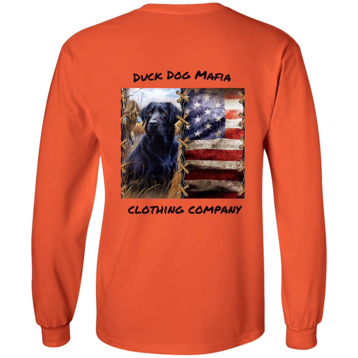 BLACK LAB / AMERICAN FLAG BLACK LETTING