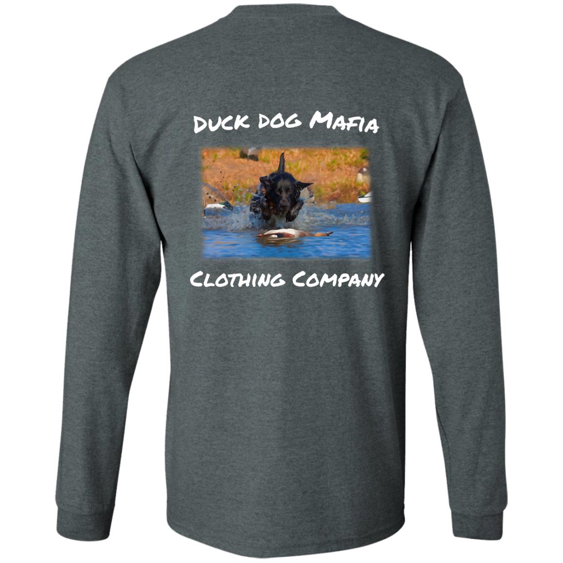 Black Lab at Work - White Letting With DDM Logo Left Chest