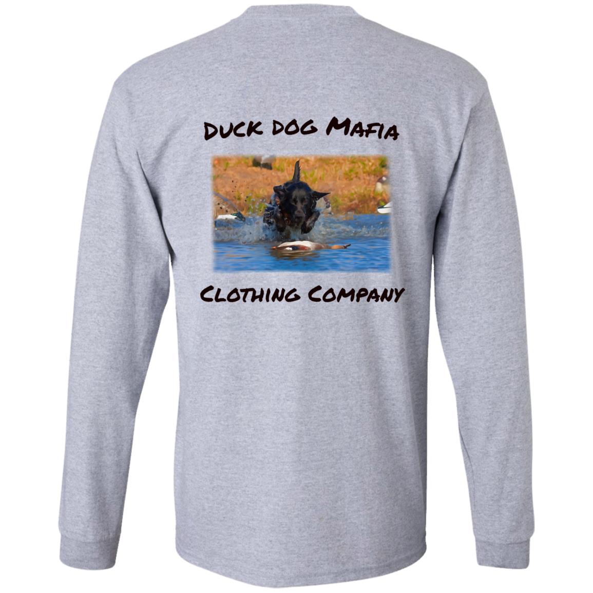 Black Lab at Work - BlackLetting With DDM Logo Left Chest