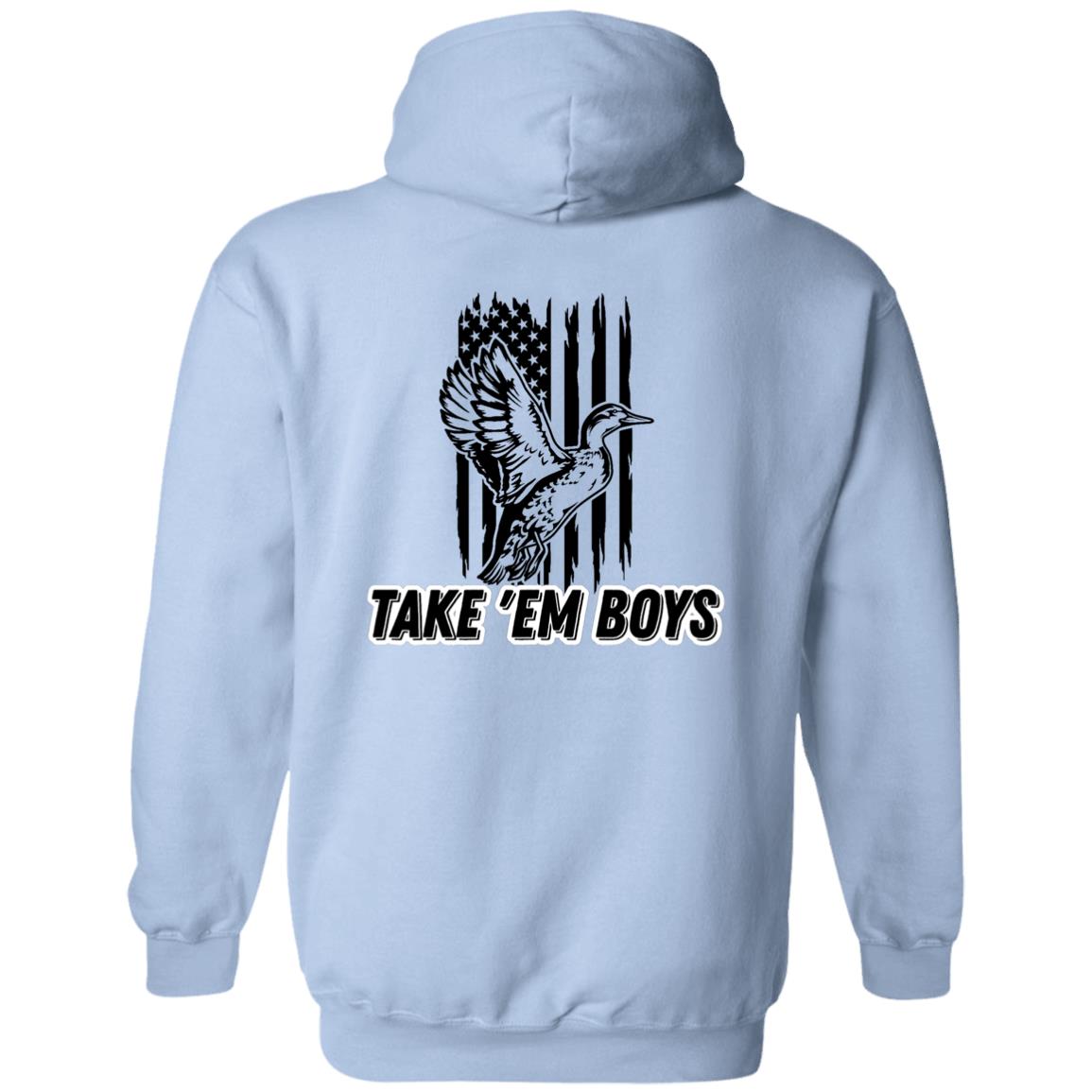 American Flag TAKE 'EM BOYS Black Letting DDMCC Logo Left Chest