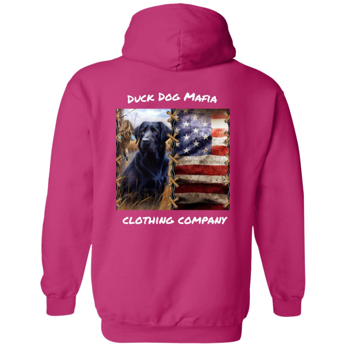 BLACK LAB / AMERICAN FLAG WHITE LETTING
