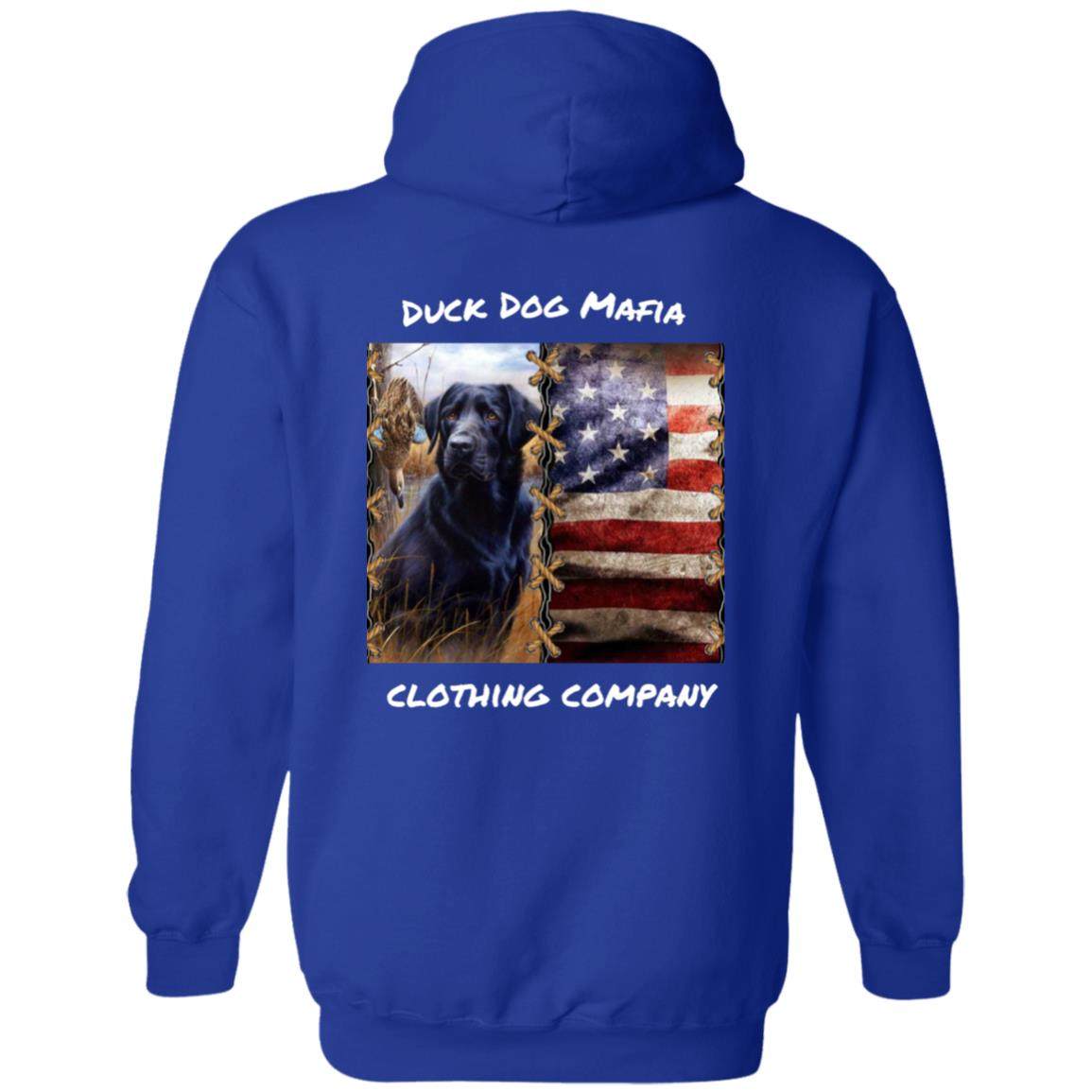 BLACK LAB / AMERICAN FLAG WHITE LETTING