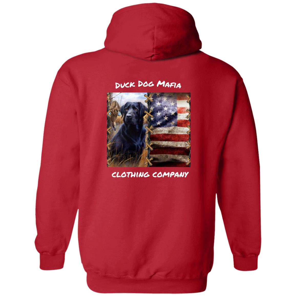 BLACK LAB / AMERICAN FLAG