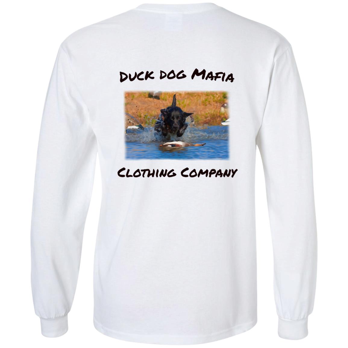 Black Lab at Work - BlackLetting With DDM Logo Left Chest