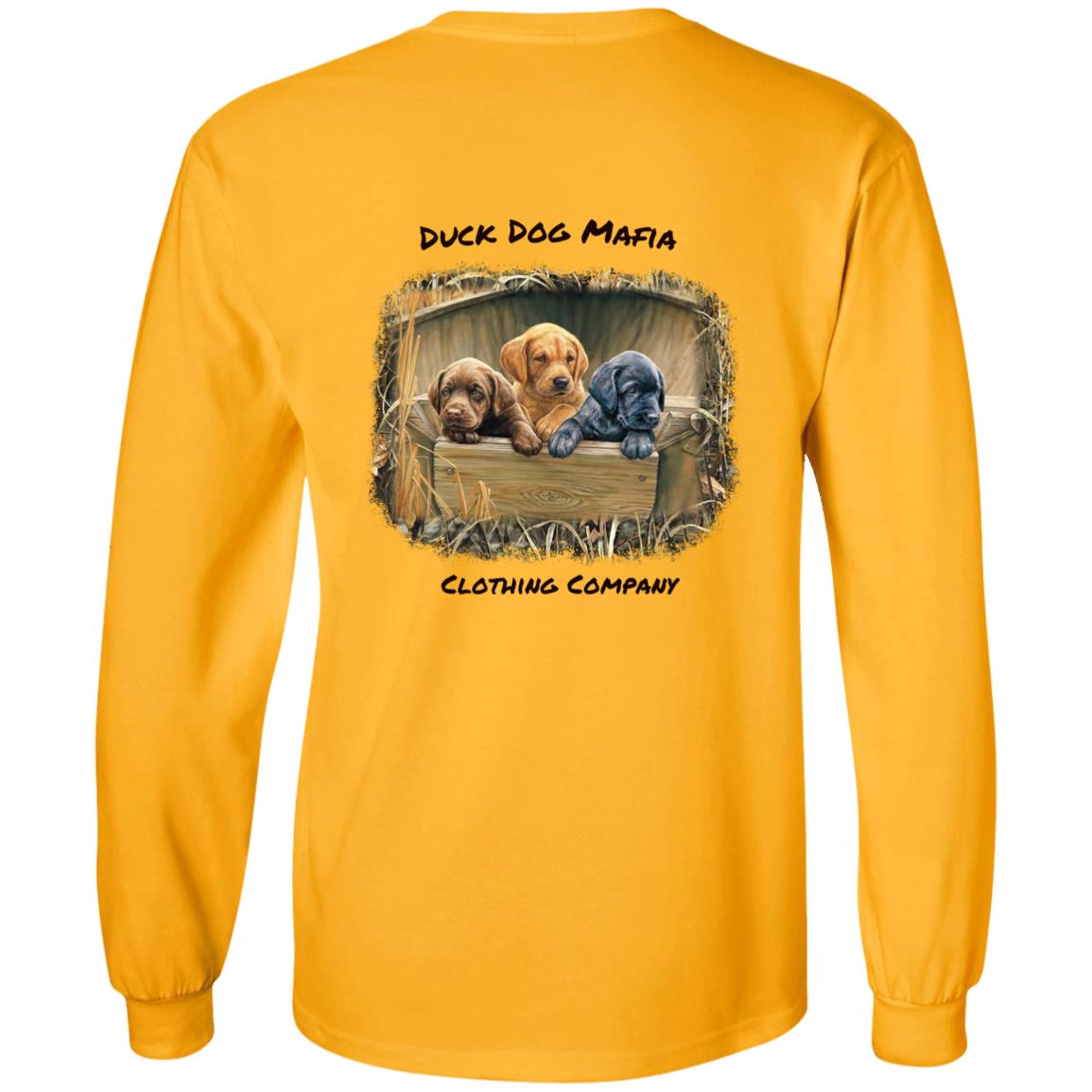 CHOC / YELLOW / BLACK PUPPIES BLACK LETTING