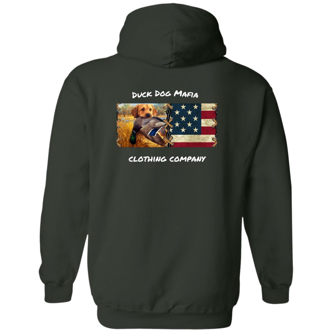 YELLOW LAB / AMERICAN FLAG