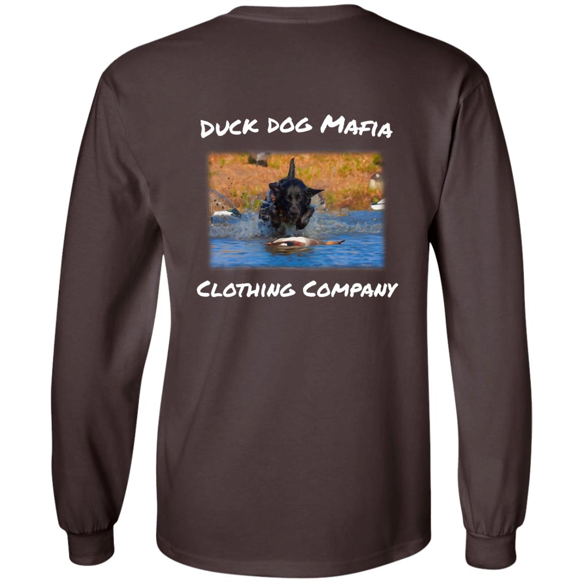 Black Lab at Work - White Letting With DDM Logo Left Chest