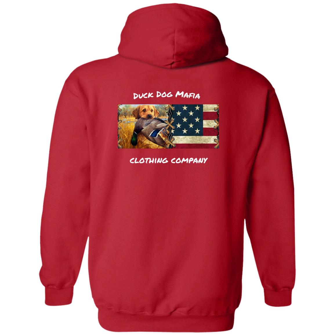 YELLOW LAB / AMERICAN FLAG