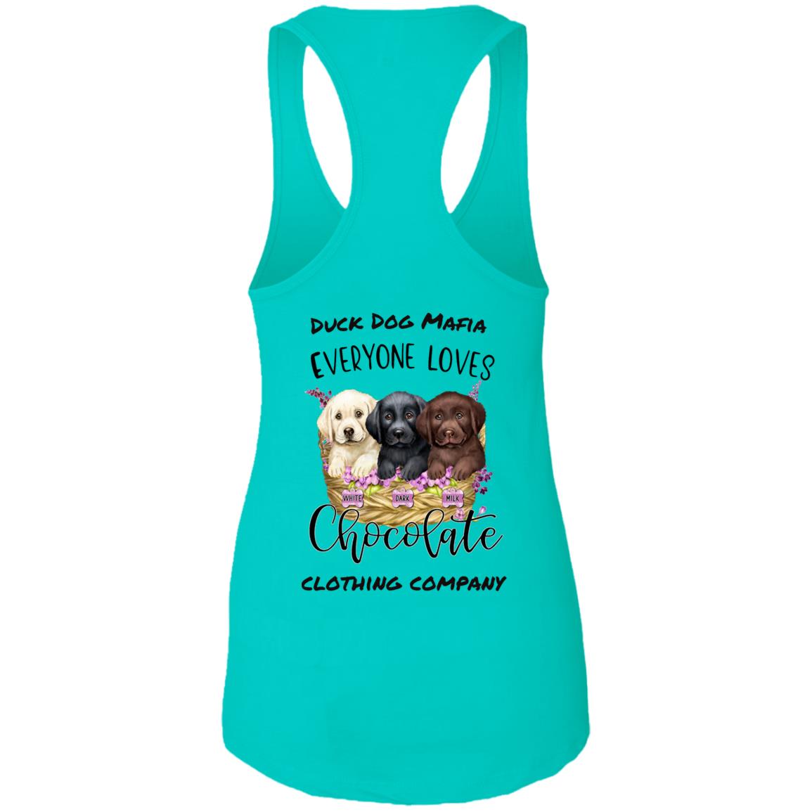 DDM EVERYONE LOVES CHOCOLATE  Ladies Ideal Racerback Tank