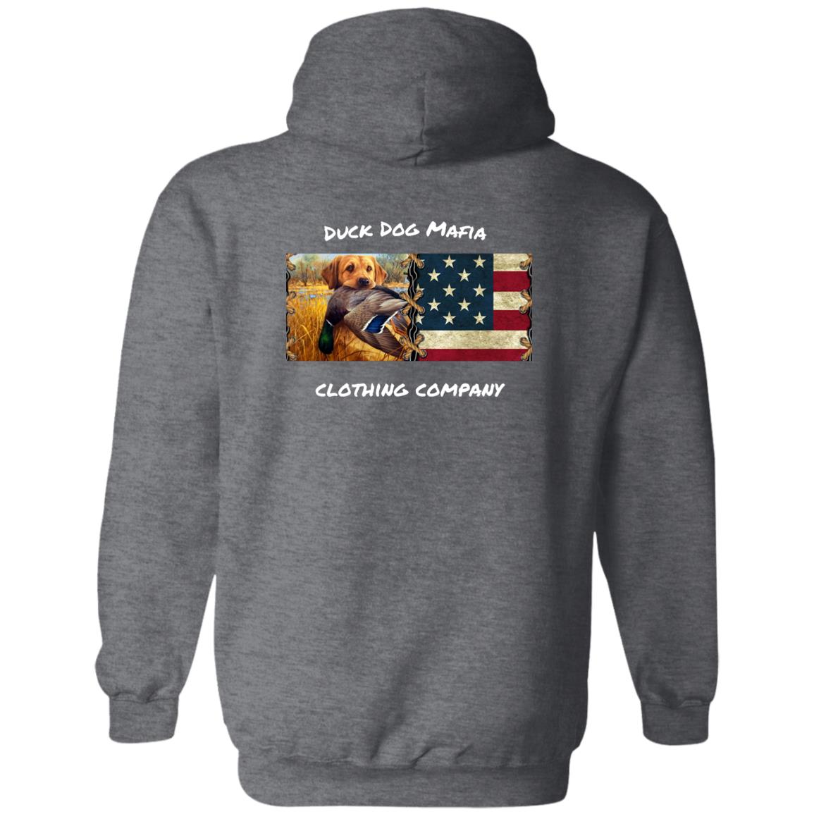 YELLOW LAB / AMERICAN FLAG