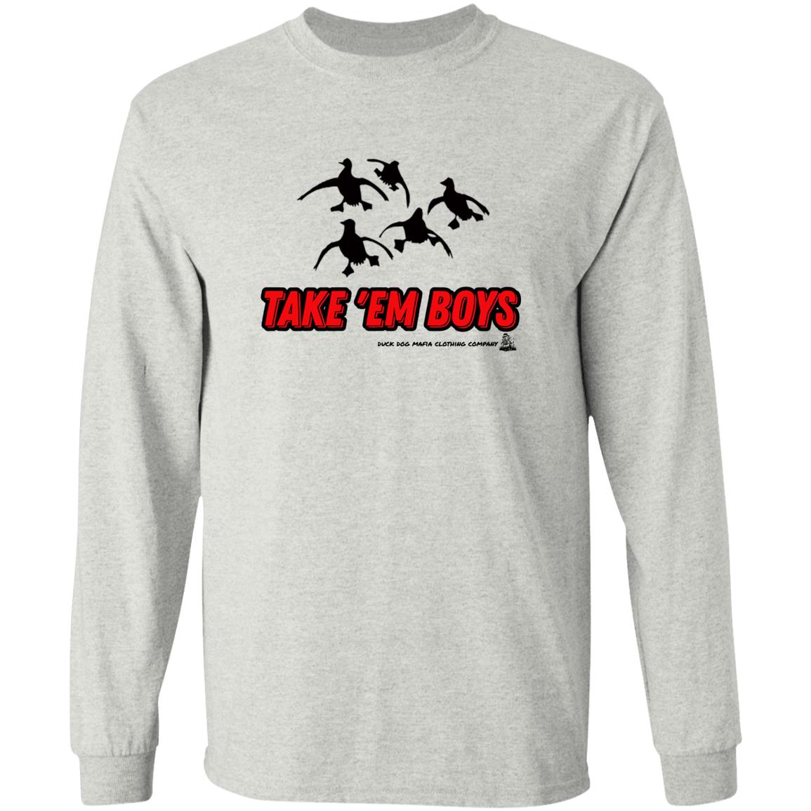 Feet Hanging TAKE 'EM BOYS Long Sleeve