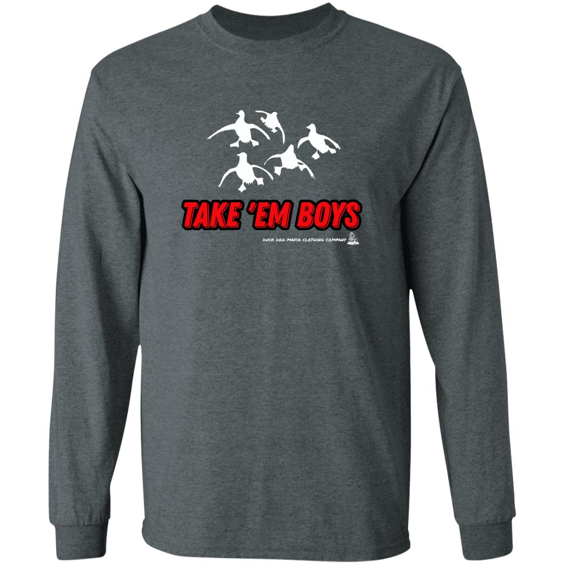 Feet Hanging TAKE 'EM BOYS Long Sleeve