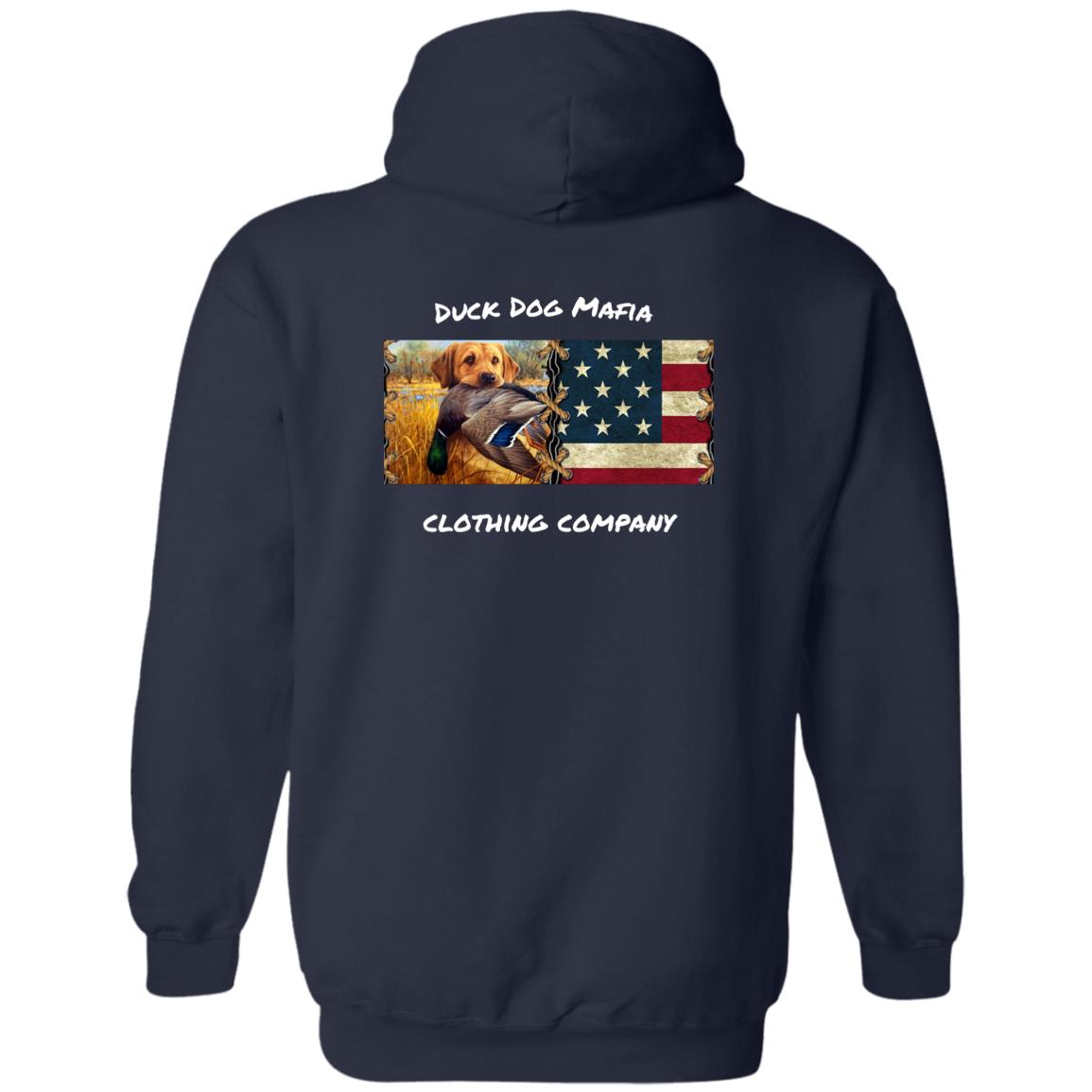 YELLOW LAB / AMERICAN FLAG