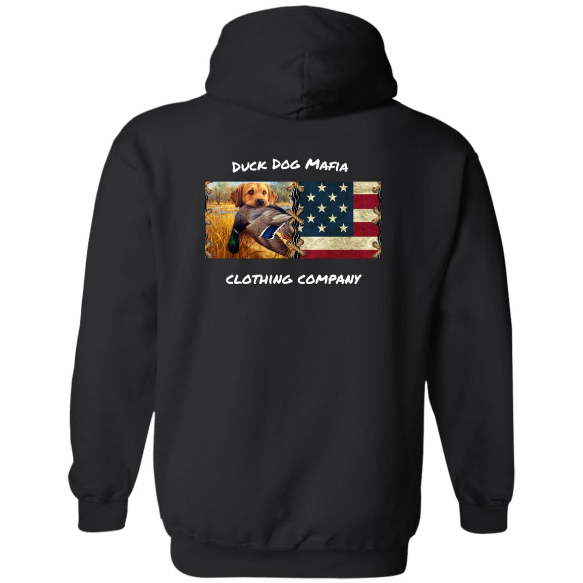 YELLOW LAB / AMERICAN FLAG