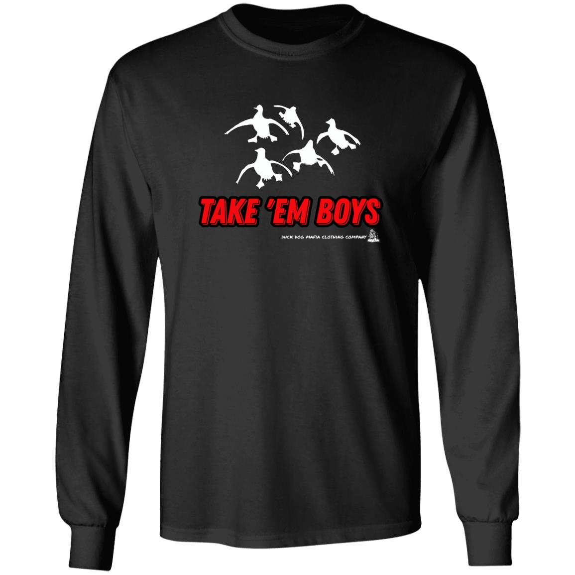 Feet Hanging TAKE 'EM BOYS Long Sleeve