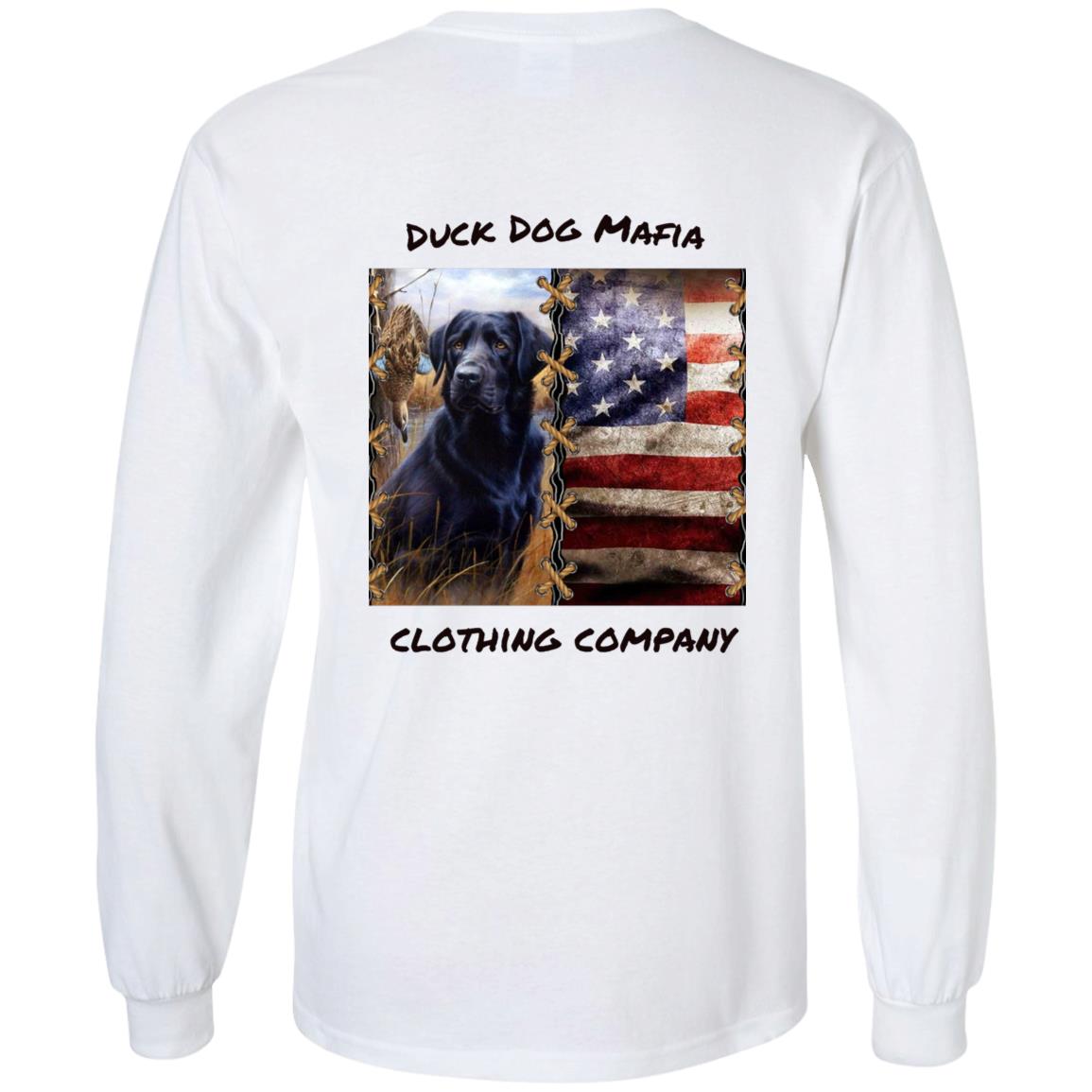 BLACK LAB / AMERICAN FLAG BLACK LETTING