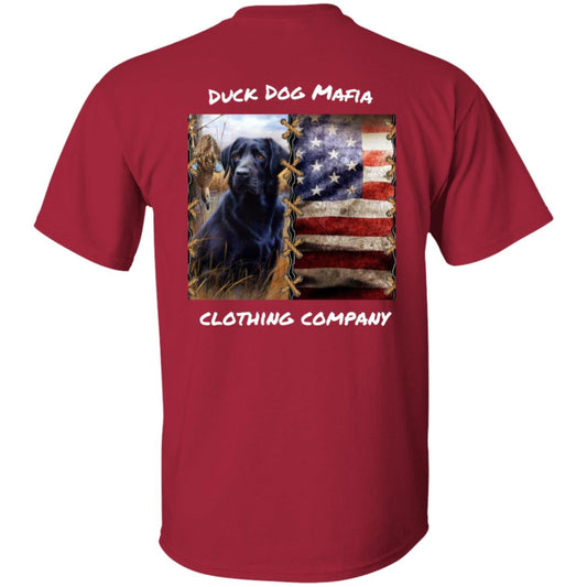BLACK LAB / MERICAN FLAG WHITE LETTING