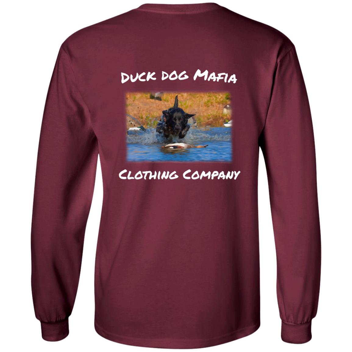 Black Lab at Work - White Letting With DDM Logo Left Chest