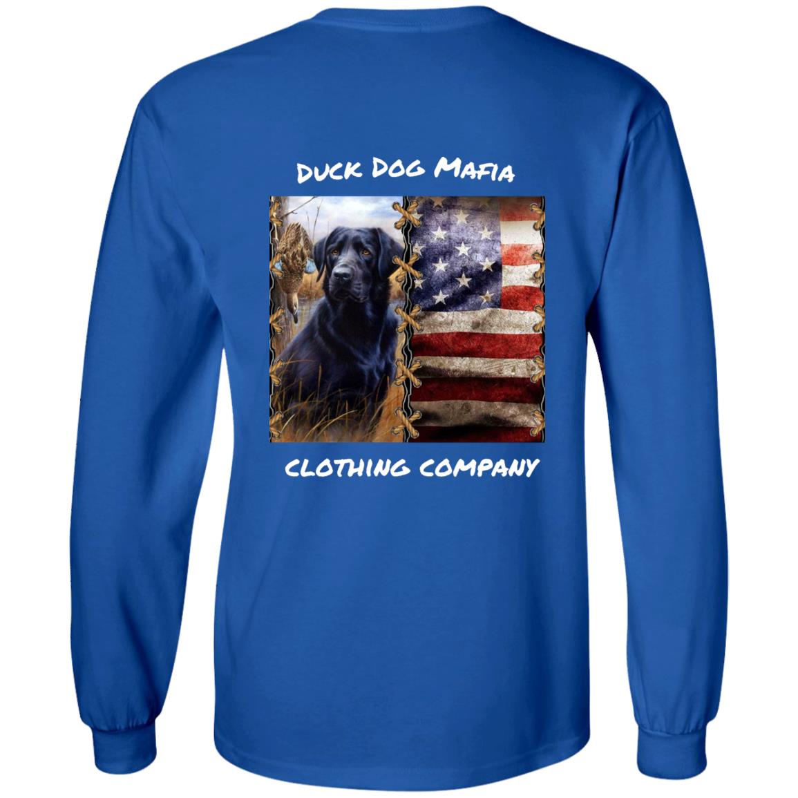 BLACK LAB / AMERICAN FLAG WHITE LETTING