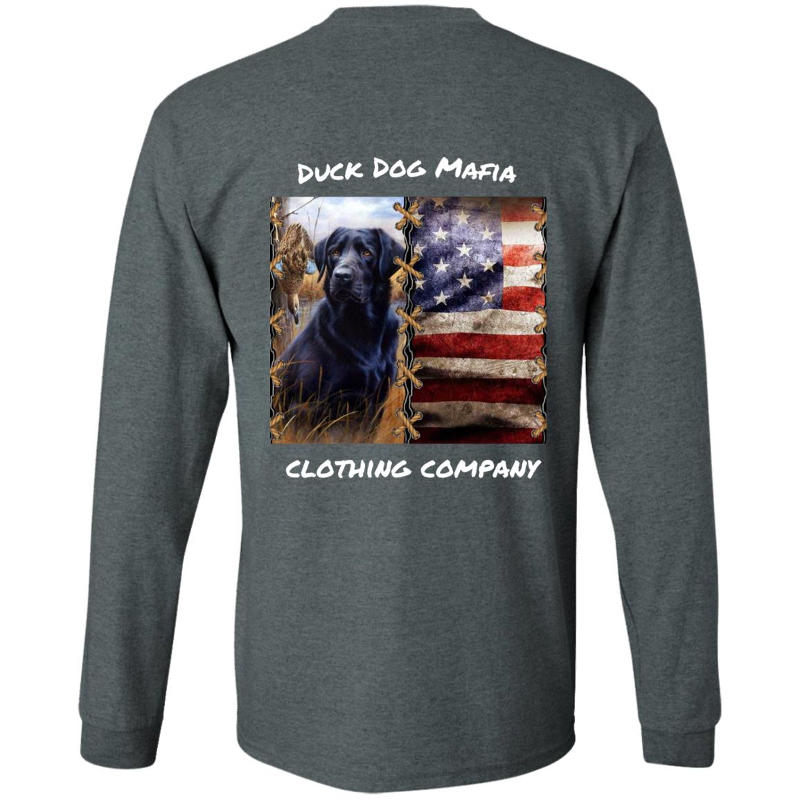 BLACK LAB / AMERICAN FLAG WHITE LETTING