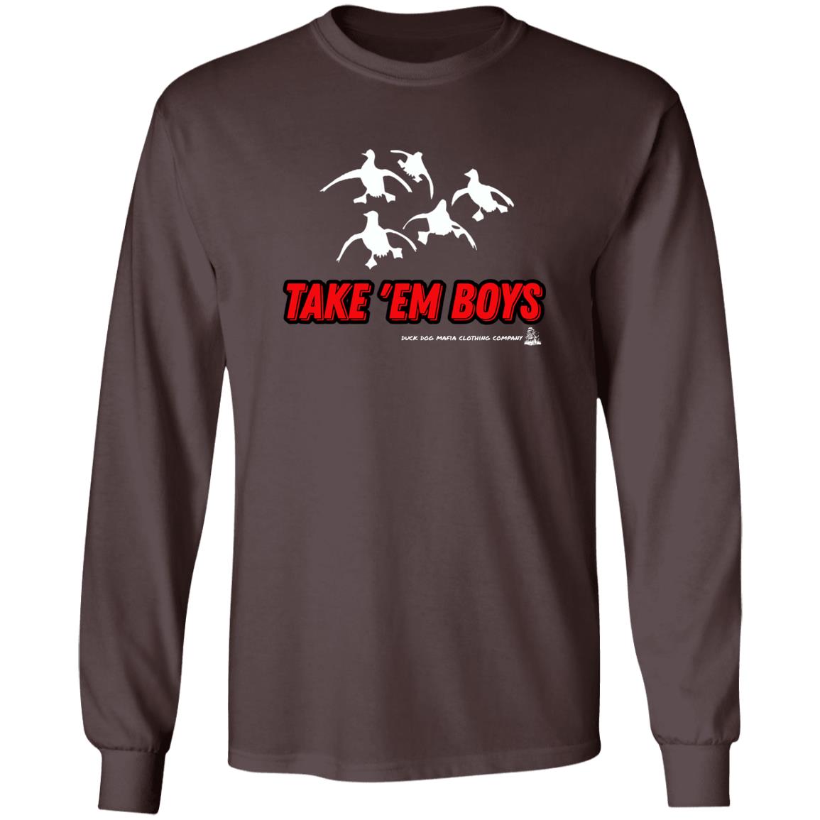 Feet Hanging TAKE 'EM BOYS Long Sleeve