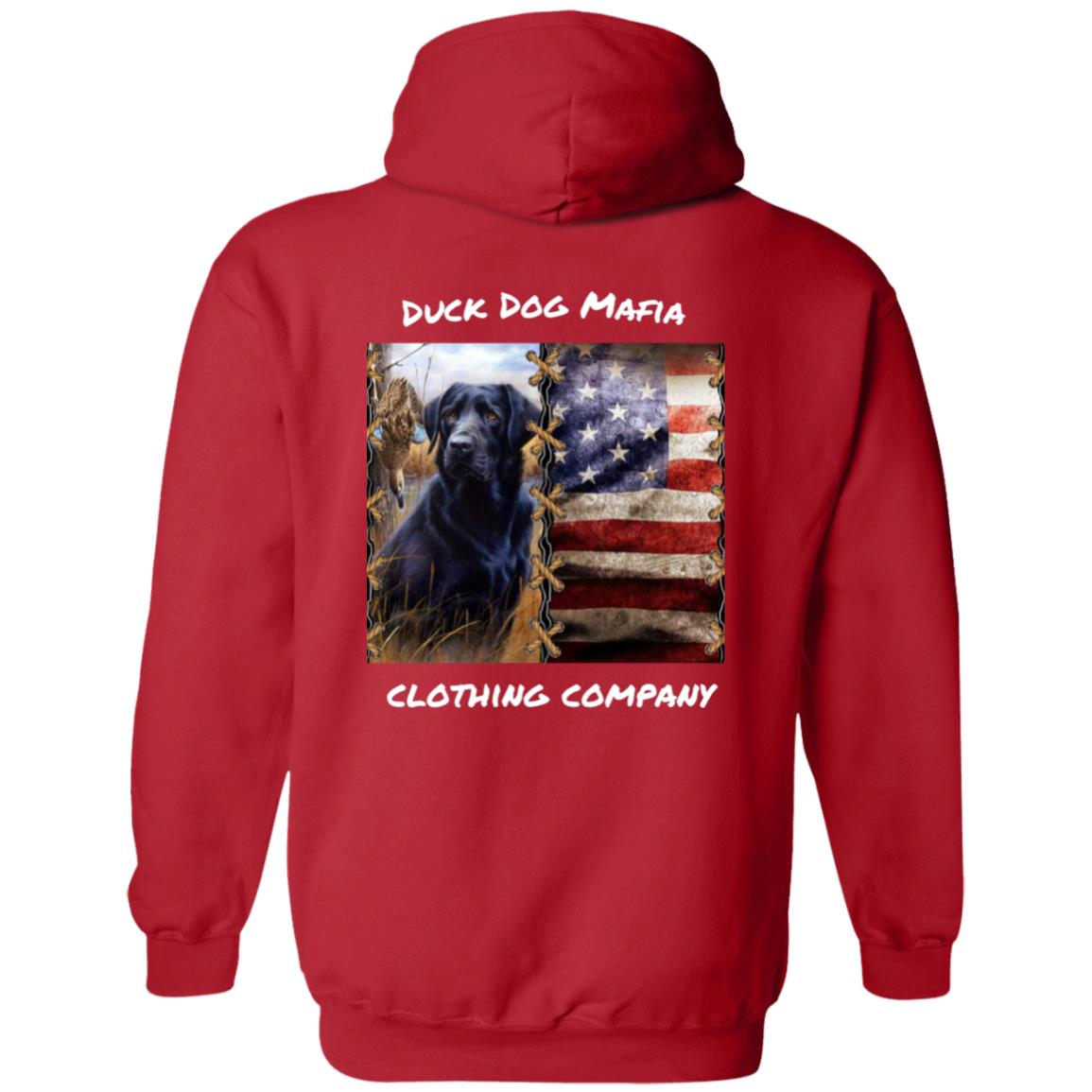 BLACK LAB / AMERICAN FLAG WHITE LETTING
